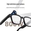 KI-Smart-Brille mit 800W HD-Pixelkamera, Optischer Bildstabilisierung, Bluetooth-Sprachanrufen und Echtzeit-Übersetzung.