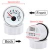 52mm Voltmeter 8-16V 18-32V Voltage Gauge With Alarm Light For Car Marine Boat 7 Color Backlight Volts Meter Waterproof Gauge