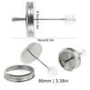 Honey Stirrers Lid Canning Lid And Hoop Lid With Honeycomb Cover Band Detachable Stainless Steel Lid For Regular Mouth Mason