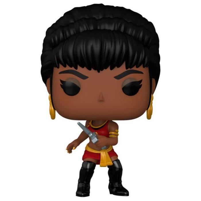 Figurine pop star trek uhura mirror mirror outfit - funko - 9cm - noir - adulte - star trek