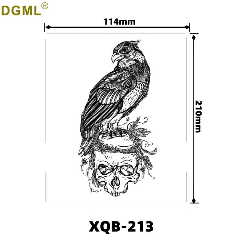 Cartoon Waterproof Full and Half Arm Tattoo Stickers with Creative Color Designs