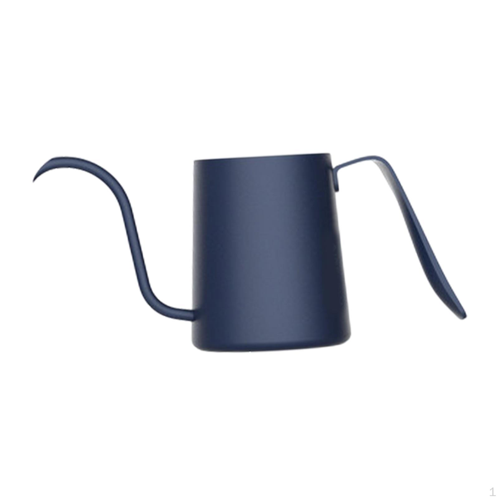

240ml Coffee Kettle for Pour Over, Long Spout Gooseneck Teapot Office and Cafe синій