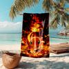 proof beach towel with Pokémon pattern - soft,absorbent,quick-drying,machine washable - perfect for swimming,camping,bathing