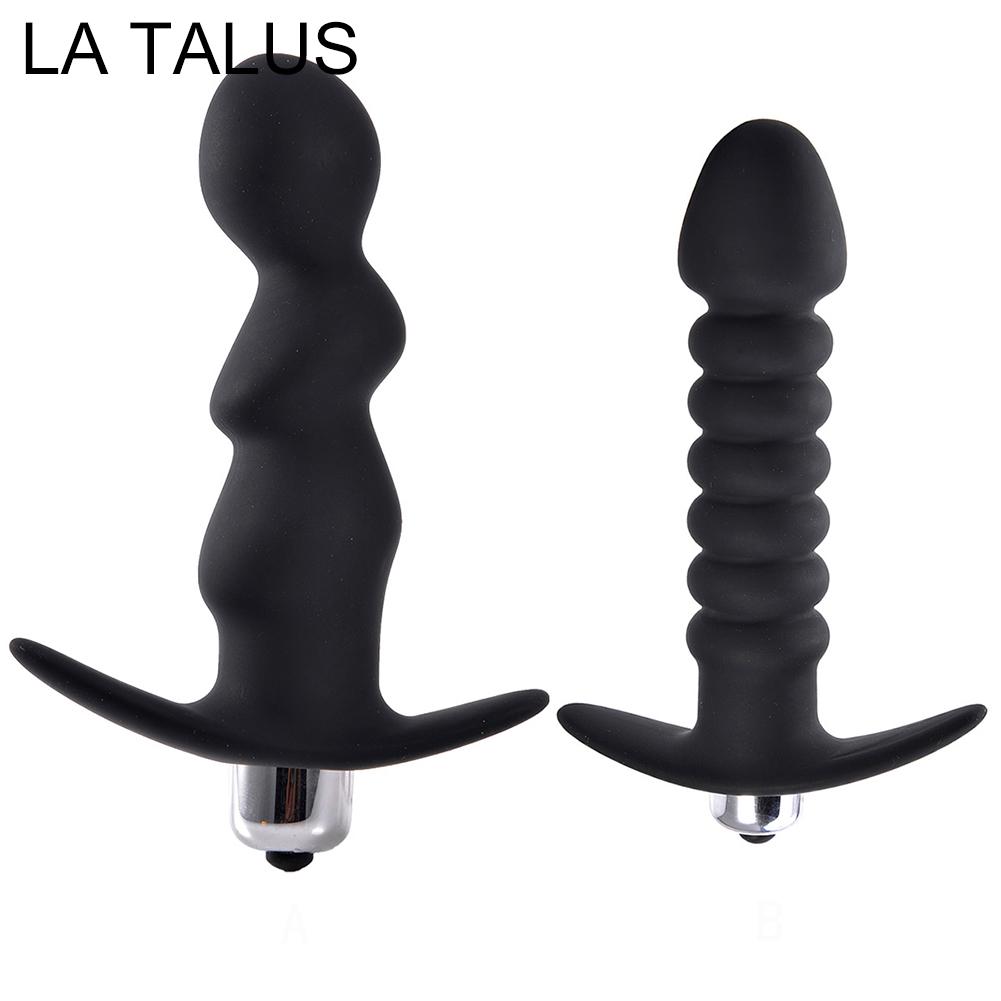 Thread Butt Anal Plugs Vibrator Massager Masturbation Adult Sex Toys Stimulator