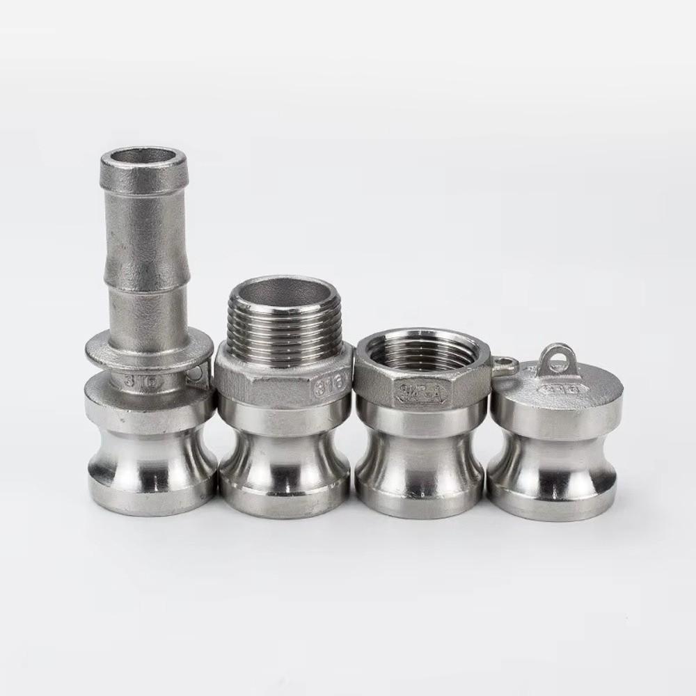 Stainless Steel Quick Connect Fitting Thread Adapter  for Water Oil Pump Pipe Systems