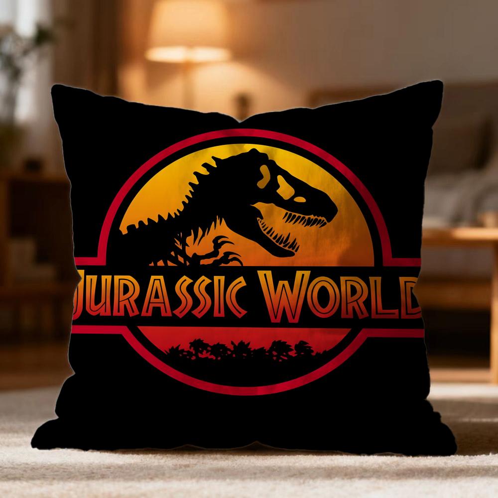 Hot JJurassic Worlder Cushion Cover Soft Washable Pillow Case Multi-Scene for Couch Bed Travel Office Use