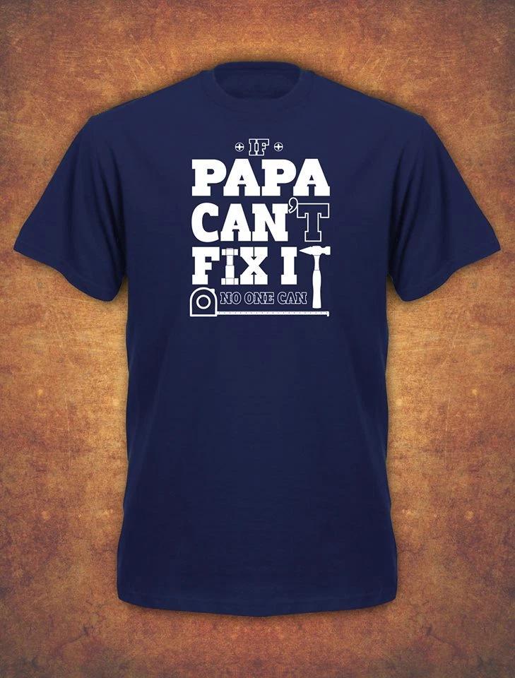 If Papa Can t Fix It Birthday Christmas Xmas Present Mens T- Shirt Navy S