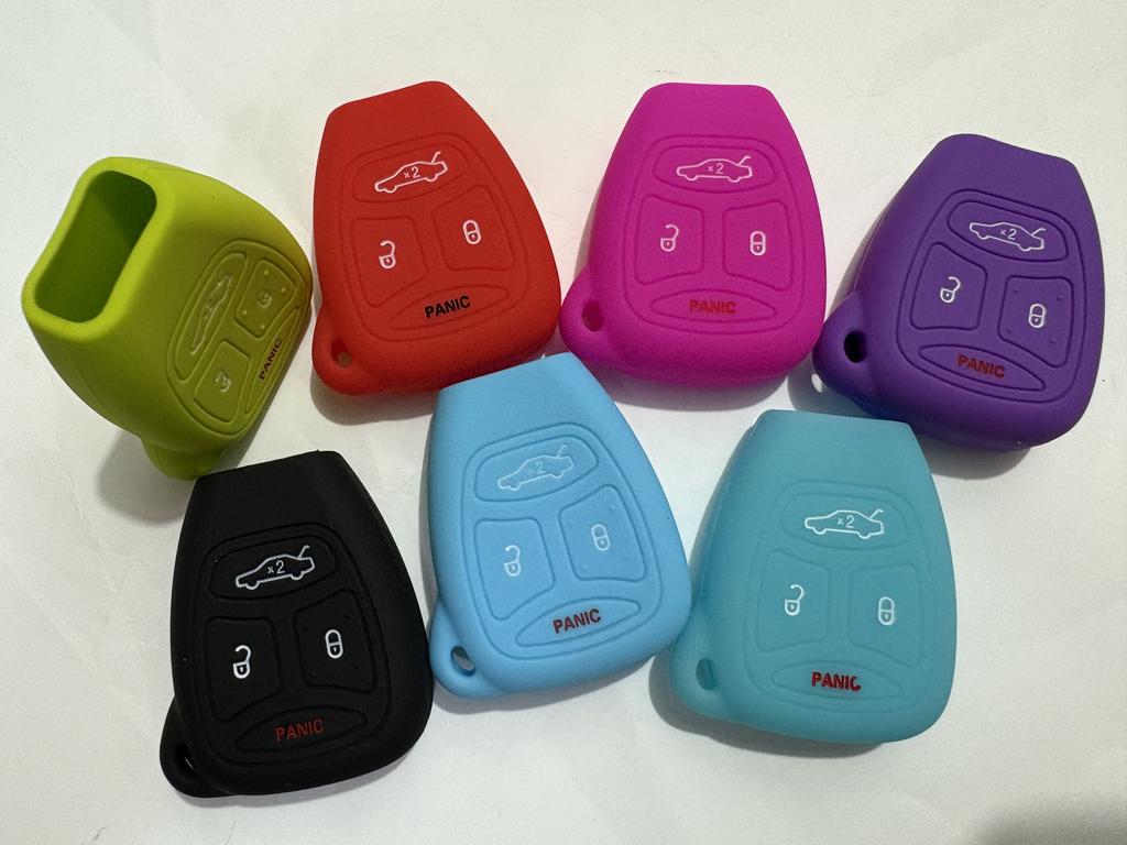 4 Buttons Soft Silicone Car Key Case Cover For Chrysler 300 Aspen For Dodge Dakota Durango For Jeep Grand Cherokee Commande Auto