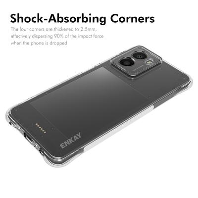 Για HMD Fusion 5G Διάφανη Θήκη Τηλεφώνου ENKAY HAT PRINCE Αντικραδασμική Αντιολισθητική Θήκη TPU