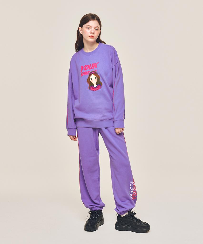 Yugsimwon Piping Contrast Sweatshirt F Luna