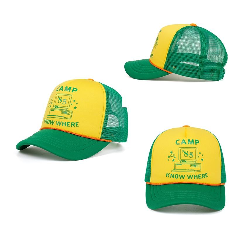 Limitierte Auflage Stranger Things Camp Baseballkappe Lustige Halloween-Neuheit Accessoires