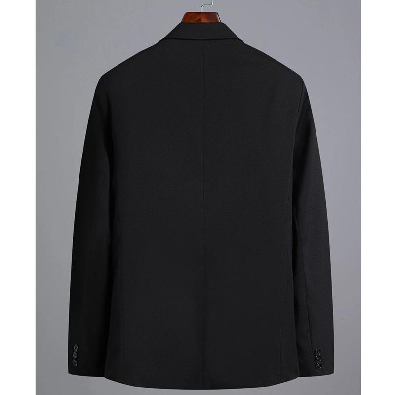 Men Suit Jacket Spring Autumn Casual Loose Business Blazer Masculino Fashion Solid Long Sleeves Button Costume Homme