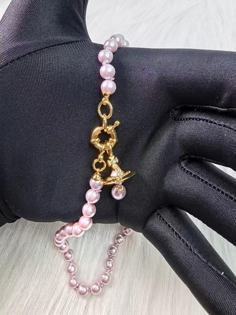 Empress Dowager Baroque Pearl Teardrop Necklace