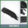 Motoforti Left Right Side Fog Light Grille Cover Trim NO.5212702070/5212802060 for Toyota Corolla 2003 2004 2005 Black 1 Pair Long-lasting