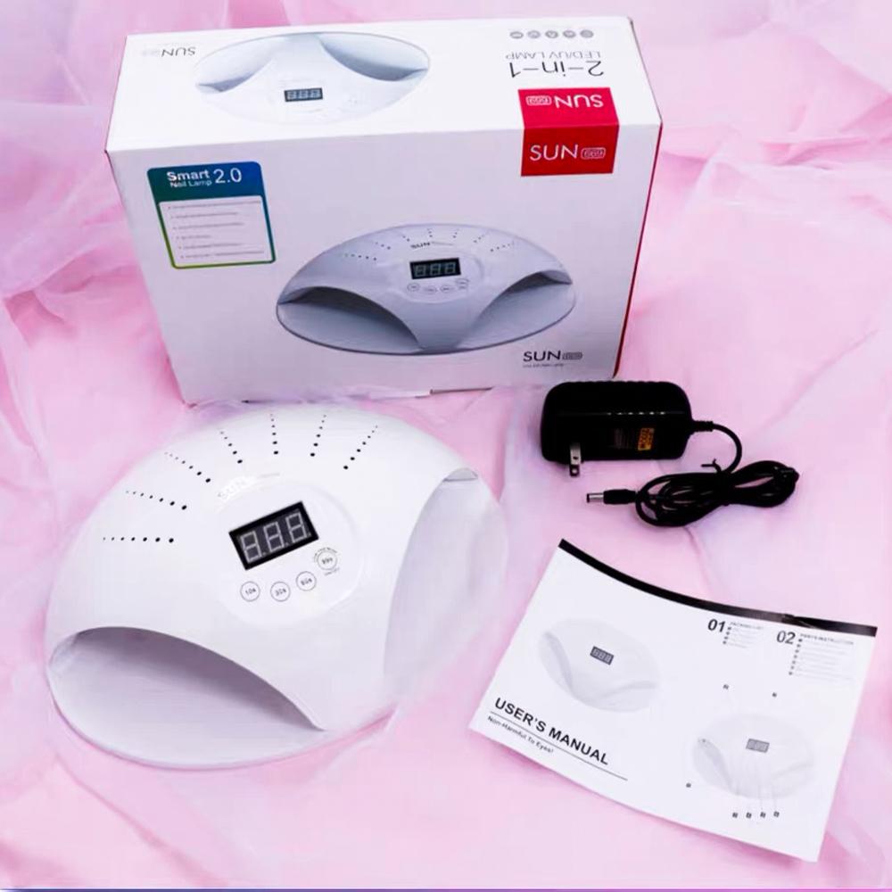 

Лазерное устройство для лечения грибка ногтей 2-в-1, быстрое лечение грибка ногтей на ногах, онихомикоз, удаляет, 48 Вт, светодиодная УФ-лампа для сушки гель-лака, машина, США