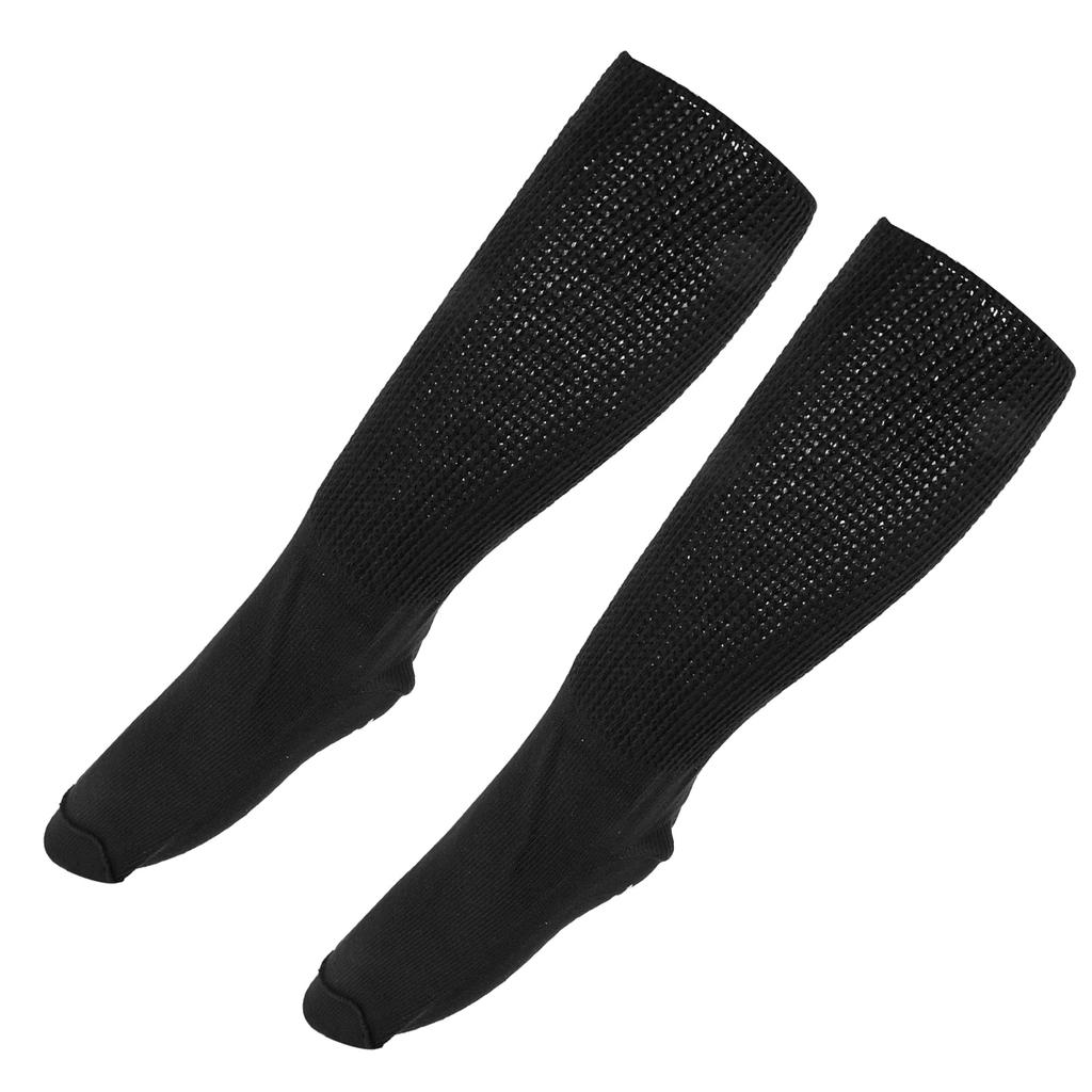 1 Paar Extra Weite Diabetikersocken Gute Elastizität Anti-Rutsch-Sohle Weiche Baumwolle Schwarz Weite Diabetikersocken für Geschwollene Füße