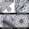 3 Pcs Set Floor Mat Bohemian Style Rugs Kitchen Carpet Non-Slip  Washable Kitchen Decoration Office Bedroom Corridor Rug