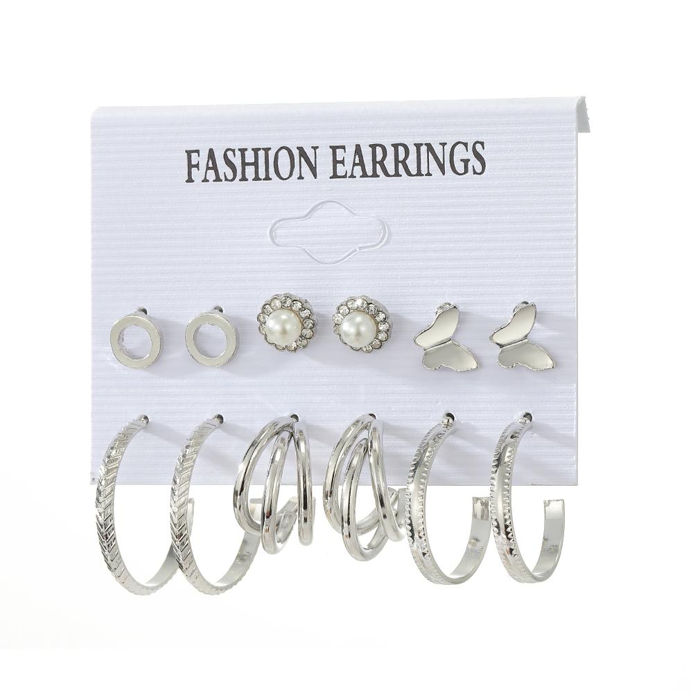 

Серьги-бабочки из искусственного жемчуга, темперамент, модные очаровательные модные серьги, аксессуары, комплект серег серебряный