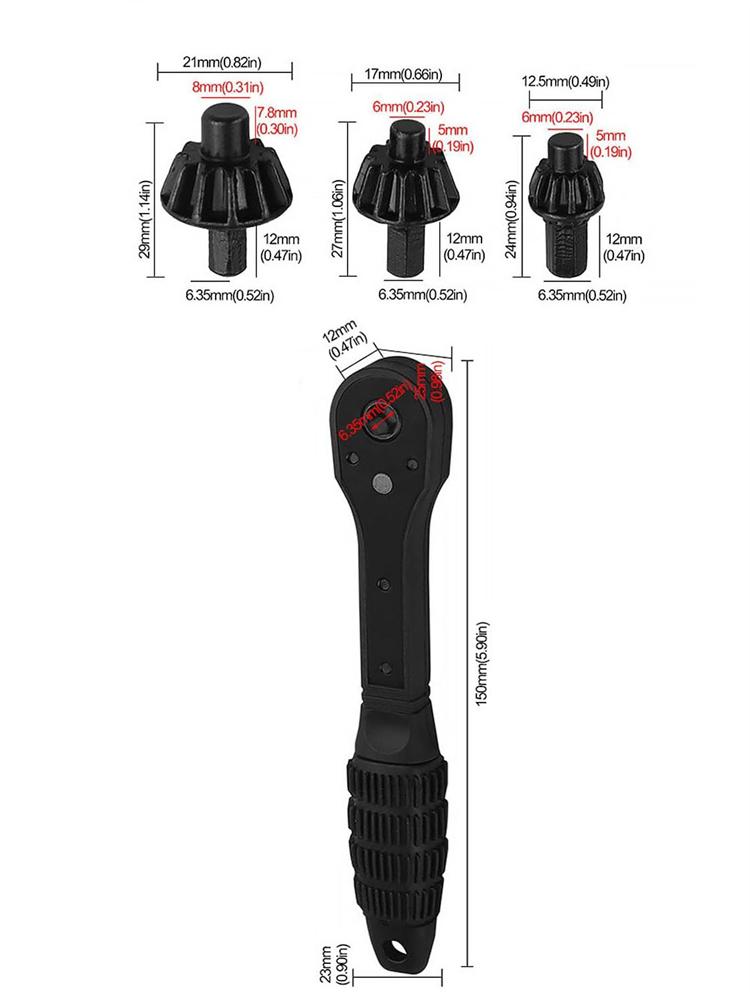

2 in 1 Drill Chuck Ratchet Spanner Wrench Electric Drill Clamping Tool Multi Universal Ratchet Wrench Spanner Hand Tool