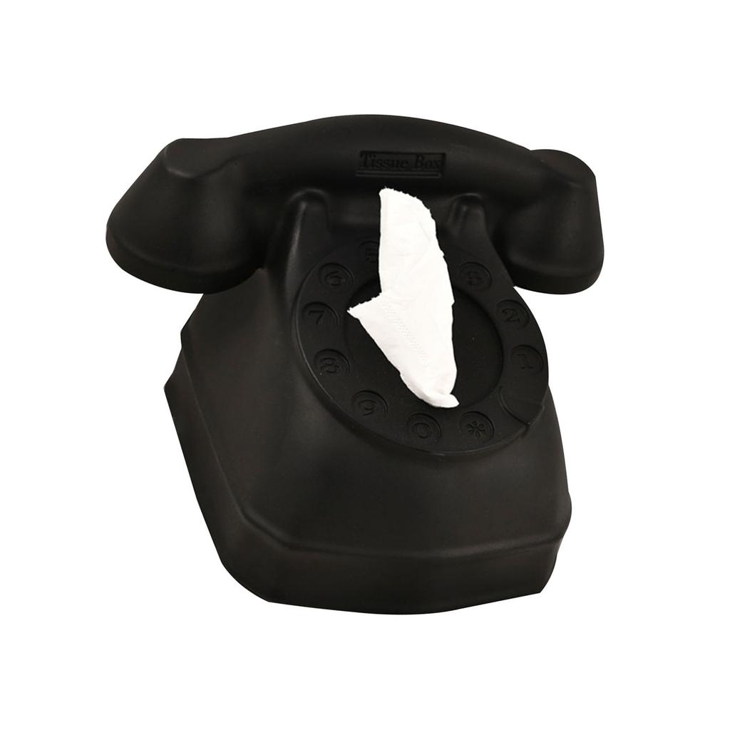 Scatola Portatovaglioli a Forma di Telefono Stile Telefono Vintage Dispenser di Carta per Tovaglioli per Ambienti Domestici Versatili