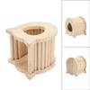 Wooden Hamster House Small Animal Hideout for Hamster Gerbils Mice Lemmings Rats
