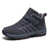 Winter Herren Stiefel Damen Wasserdicht Wildleder Warm Schnee Stiefel Herren Arbeit Freizeit Schuhe High-Top Rutschfest Knöchel Plateau Stiefel Herren Größe 48