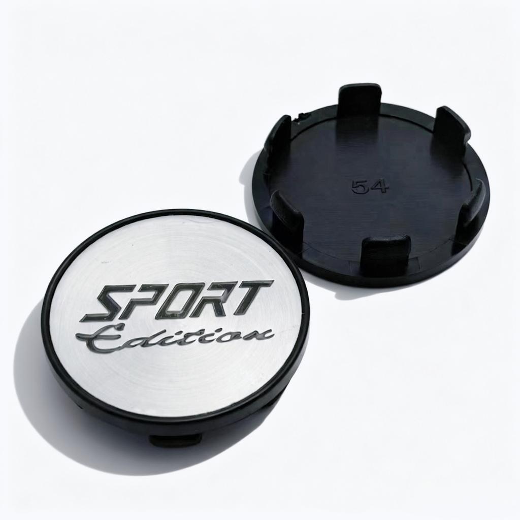4pcs Sport Edition Logo Emblem Badge Car Wheel Center Caps 54MM Clips 49MM Rim Hubcaps Cover Wheels Hub Dust Cap Car Accessories