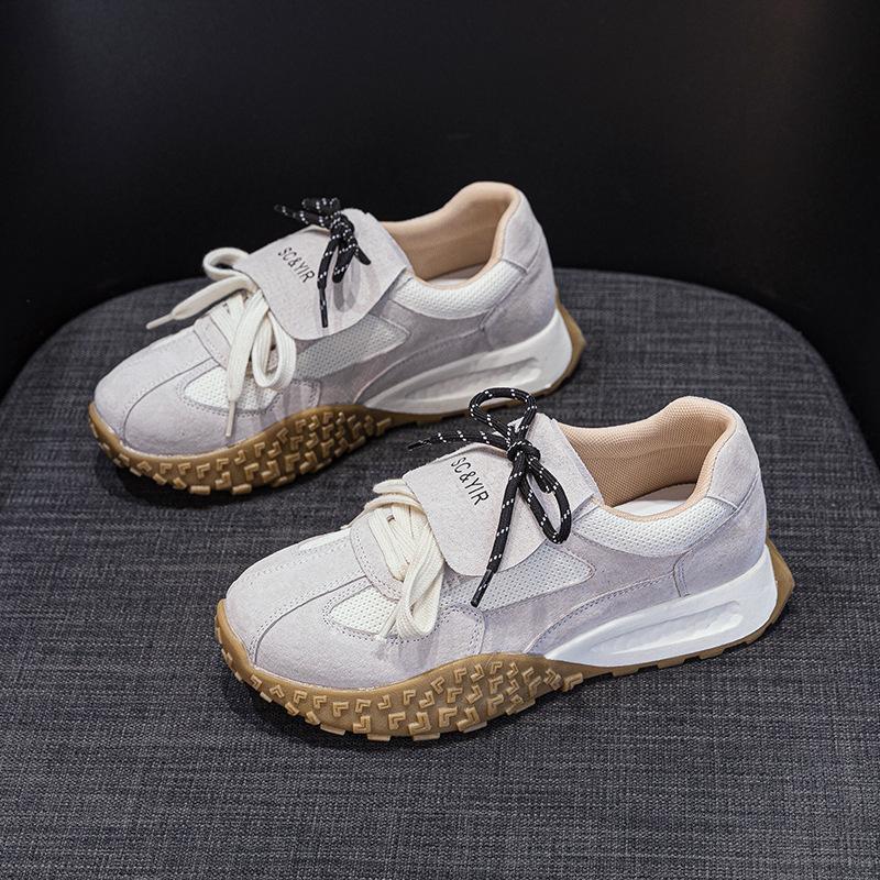 

Хуацзян женская осенняя свинья Баби толстоподошвенная повседневная модная спортивная универсальная верхняя одежда обувь с мягкой подошвой 40