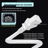 High-Power 3-Core Three-Pin Plug Power Cord, White Copper, Available In 0.75/1/1.5 Sq. Sizes