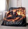 Custom Name Spider-Man Comics Flannel Blanket Throw Blanket Soft Warm Sofa Bed Decor Unique Gift