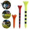 Tough Golf Tee 10Pcs 38/70/82MM Striped Height Adjustable Sharp Tip Plastic Ball Holder Training Aid Spike Kit Accessories Golfer Gifts
