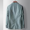 Men's Casual Spring and Summer Thin Solid Color Single West Youth Non-ironing Light Luxury Business Suit Jacket