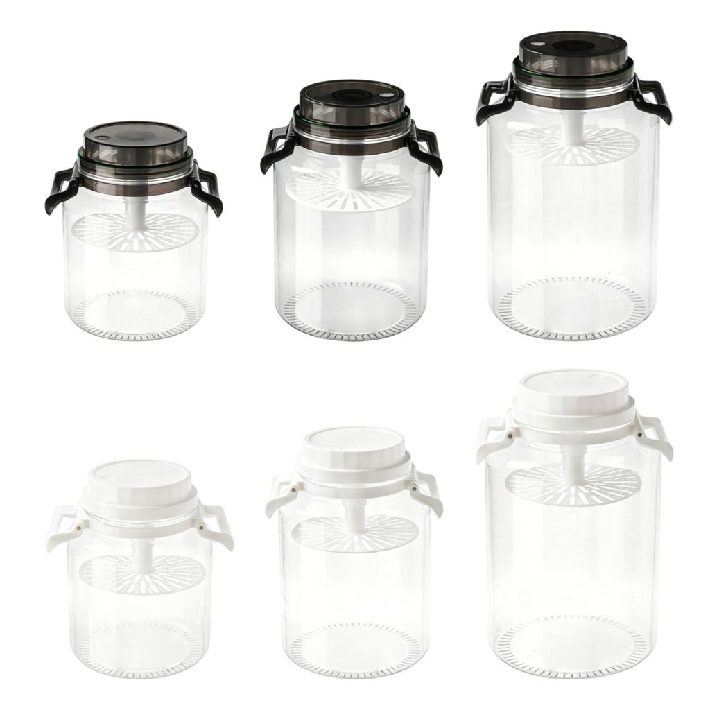 PET PP Material Pickle Jar Leakproof Food Storage Container for Home Kitchen Fermentation and Salad