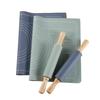 Silicone Measuring Kneading Pad Set Household Food Grade Rolling Pin Dough Pad Large Thick Non-Slip Non-Stick Bottom Baking Tool