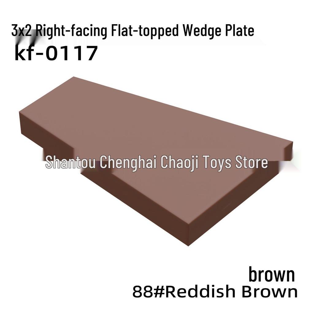 3x2 Right Wedge Smooth Panel M540 - Building Blocks MOC Development Accessory