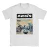 Oasi/s Rock Band    T Shirts Men Pure Cotton Fun T-Shirt Round Neck Minimalist Definitely  Tees Short Sleeve Tops Birthday Gift
