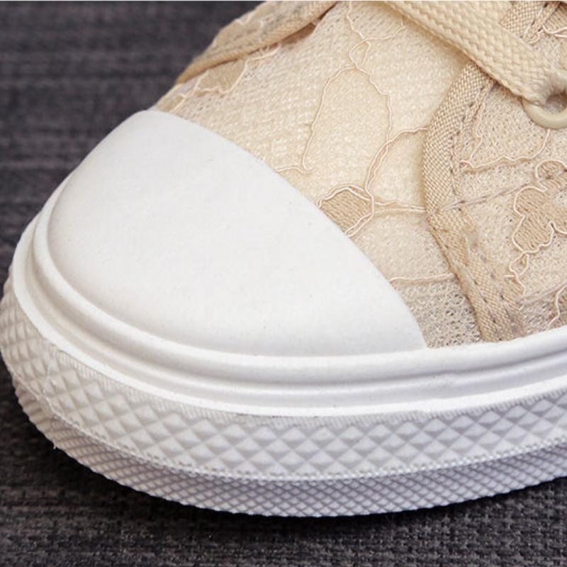 Breathable Ladies Canvas Shoes Fashionable Paired Fisherman Shoes Lace Mesh Shoes Niche Design Lightweight Board Shoes Paired Ins Style Flat Shoes