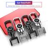 Car Key Ring Waist Buckle Metal Keychain Carabiner For Honda CR-V Accord Civic HR-V Pilot Odyssey Fit Jazz Vezel CITY Freed SM1