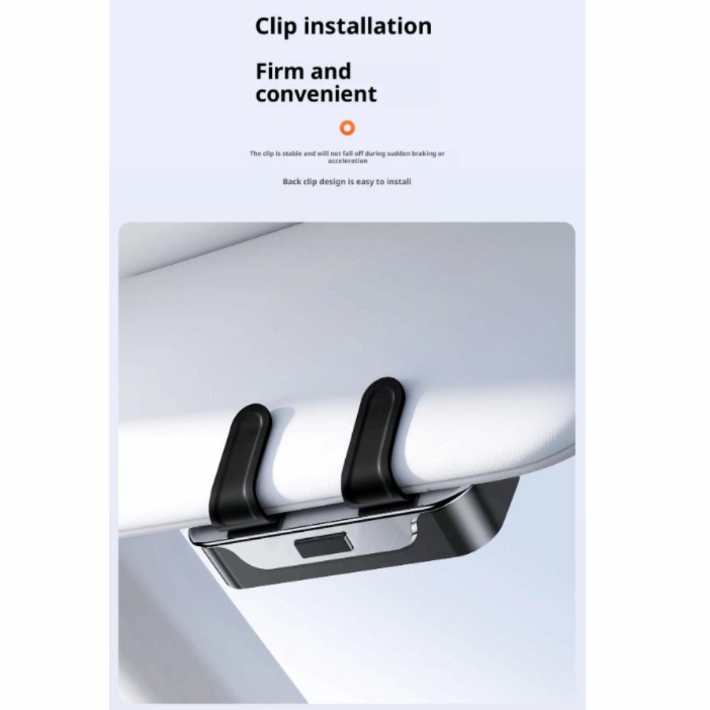 Flocking Inner Auto Sunglasses Organizer Premium Car Sunglasses Holder Car Interior Accessories
