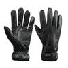 Unisex Genuine Leather Gloves for Winter, Motorcycle Riding, and Outdoor Activities
