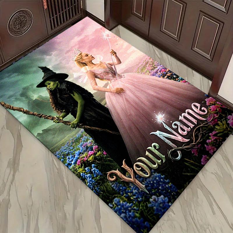 Name Custom Wicked Carpet Rug for Living Room Bedroom Home Sofa Decoration,Kids play Non-slip Floor Mat
