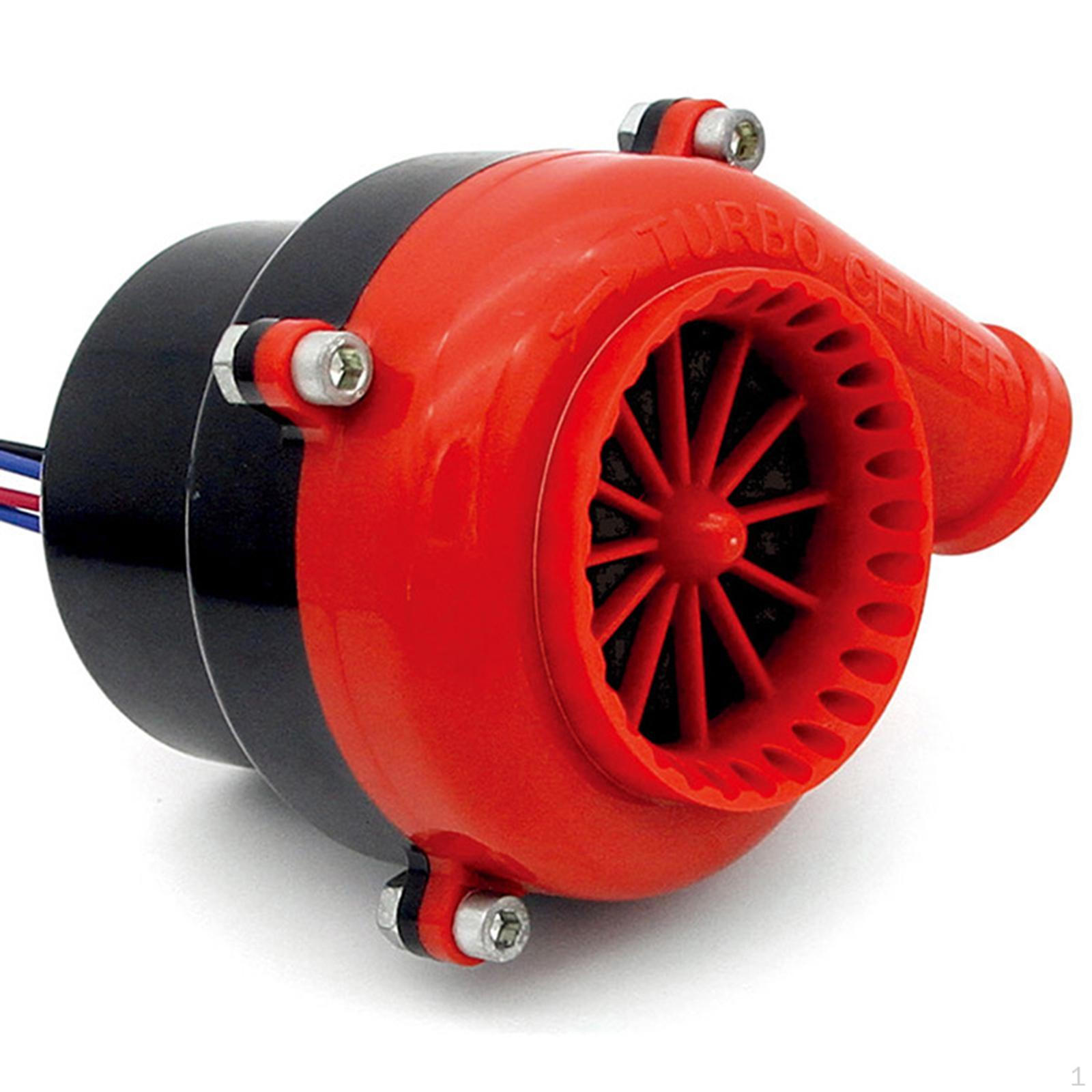 

Electronic 12V Switch Activated Turbo Sound Effect Maker for Automobile Red