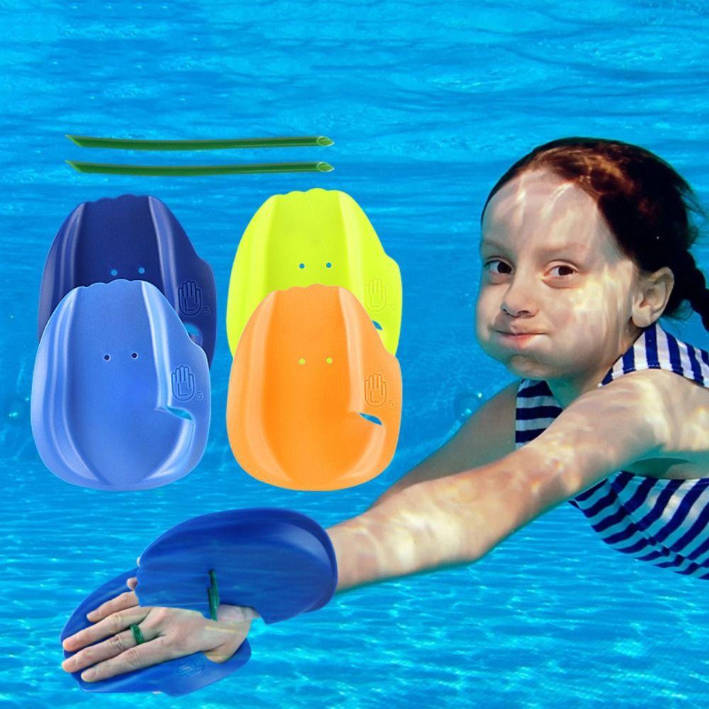 PVC Kids Swimming Training Paddles Swimming Ergonomic Paddles Beach Swimming Pool