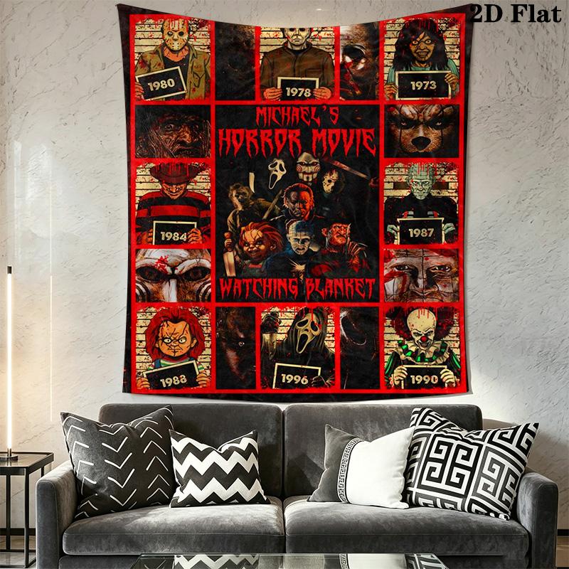 Michael Horror Movie Planet Tapestry Fashion Print Wallmounted Gift Wall Covering Decoration Wall Decoration