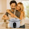 Easy 20cm Micro Pressure Cooker Non Stick Quick Heating Rice Cooker Anti-overflow 2 L Pressure Cooking Pot Student Dormitory