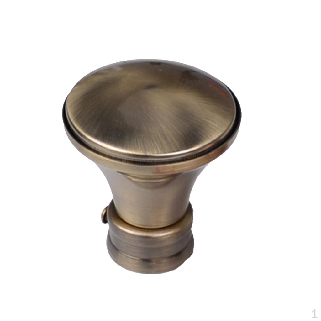 1 Piece Decorative Curtain Rod Finials Window Blind Pole End For 28mm