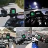 Sistem de monitorizare a presiunii în anvelope Încărcare solară Alarma pentru anvelope pentru motociclete, cu ecran mare
