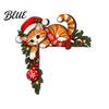 Seasonal Festive Store Display Wooden Christmas Door Topper 2D Flat Santa Claus Elk Snowman Cat Easy Install Frame Decor Corner Sign Funny