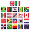 55x55cm Flag Print Bandana Music Festivals Hair Kerchief Multi Purpose Head Wrap Square Turban for Girls Photo Props