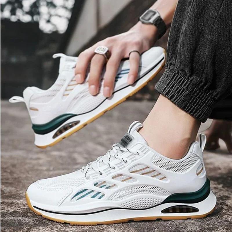 Mesh Breathable Casual Men Shoes Summer Soft Sole Anti Slip Outdoor Running Shoes Luxury Designer High Quality Men's Sneakers